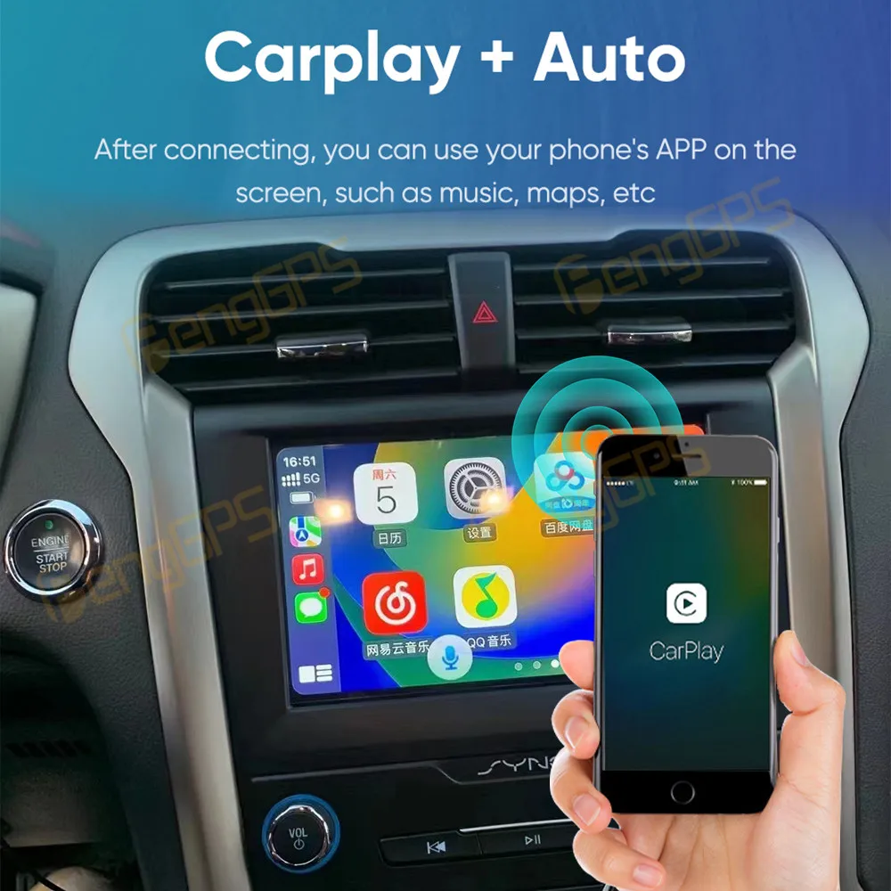 Для Ford Fusion Mondeo MK5 2013-2018 Android автомобильный радиоприемник беспроводной