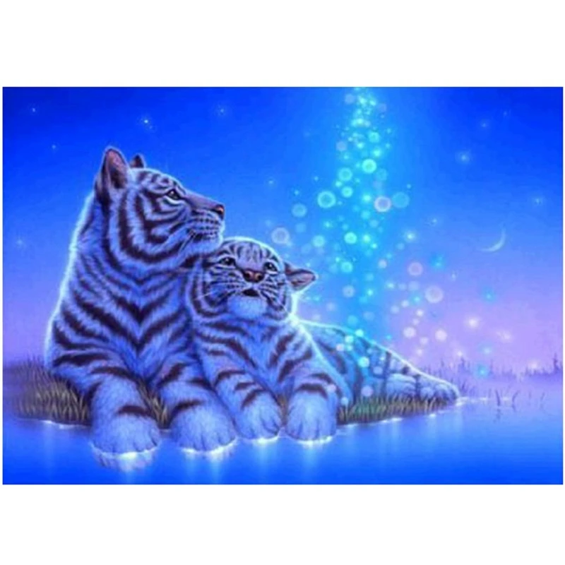 Алмазная 5D картина сделай сам с мультяшным тигром алмазная Dotz вышивка крестиком