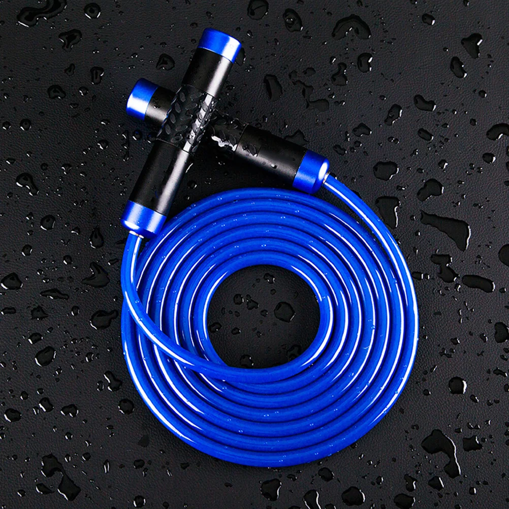 

Weighted Jump Rope- Adjustable Jumping Ropes with Bearing Aluminum Alloy Handle, Skipping Rope- Free for Jump Exercise