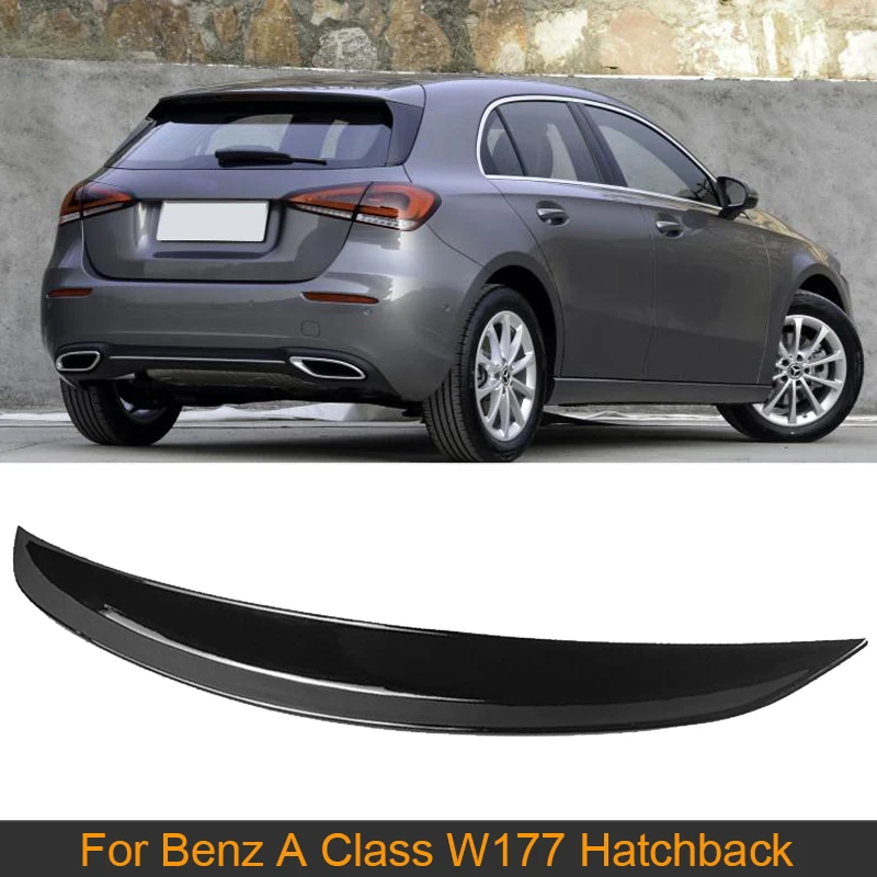 

Gloss Black Roof Spoiler For Mercedes-Benz A Class W177 Hatchback A180 160 200 250 A45 A35 AMG 2019-2021 Rear Wing Lip ABS