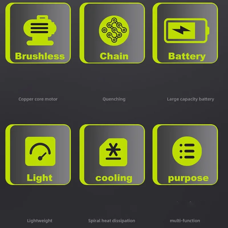 12 дюймов 3000 Вт бесщеточная цепная пила лента 2 шт. батарея деревообрабатывающая