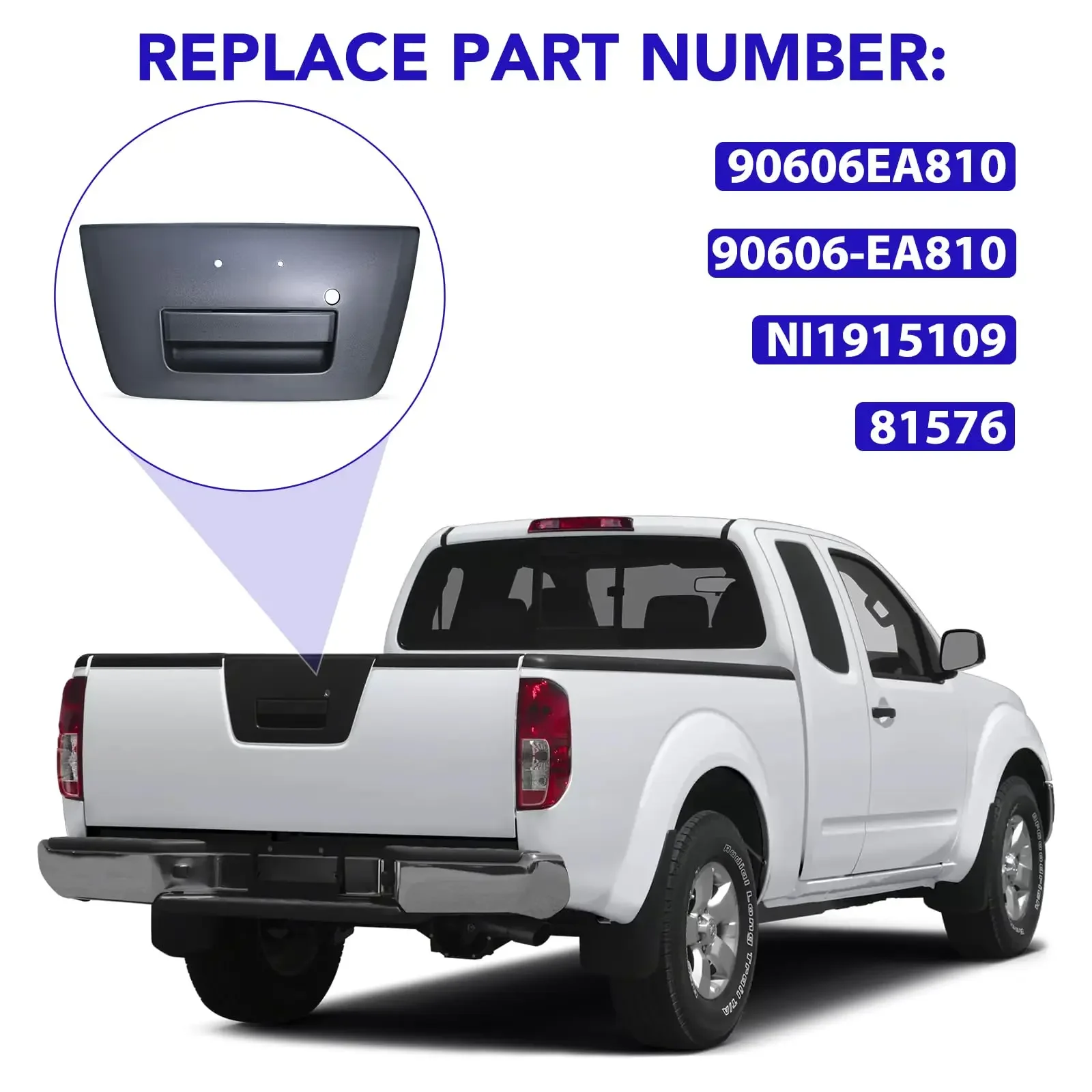 NI1915109 90606-EA810 90606EA810 Новейшая ручка задней двери багажника для Nissan Frontier 05-12 NP300 09-14 (art.: 3920dbebfe1e2) - 3920dbebfe1e2