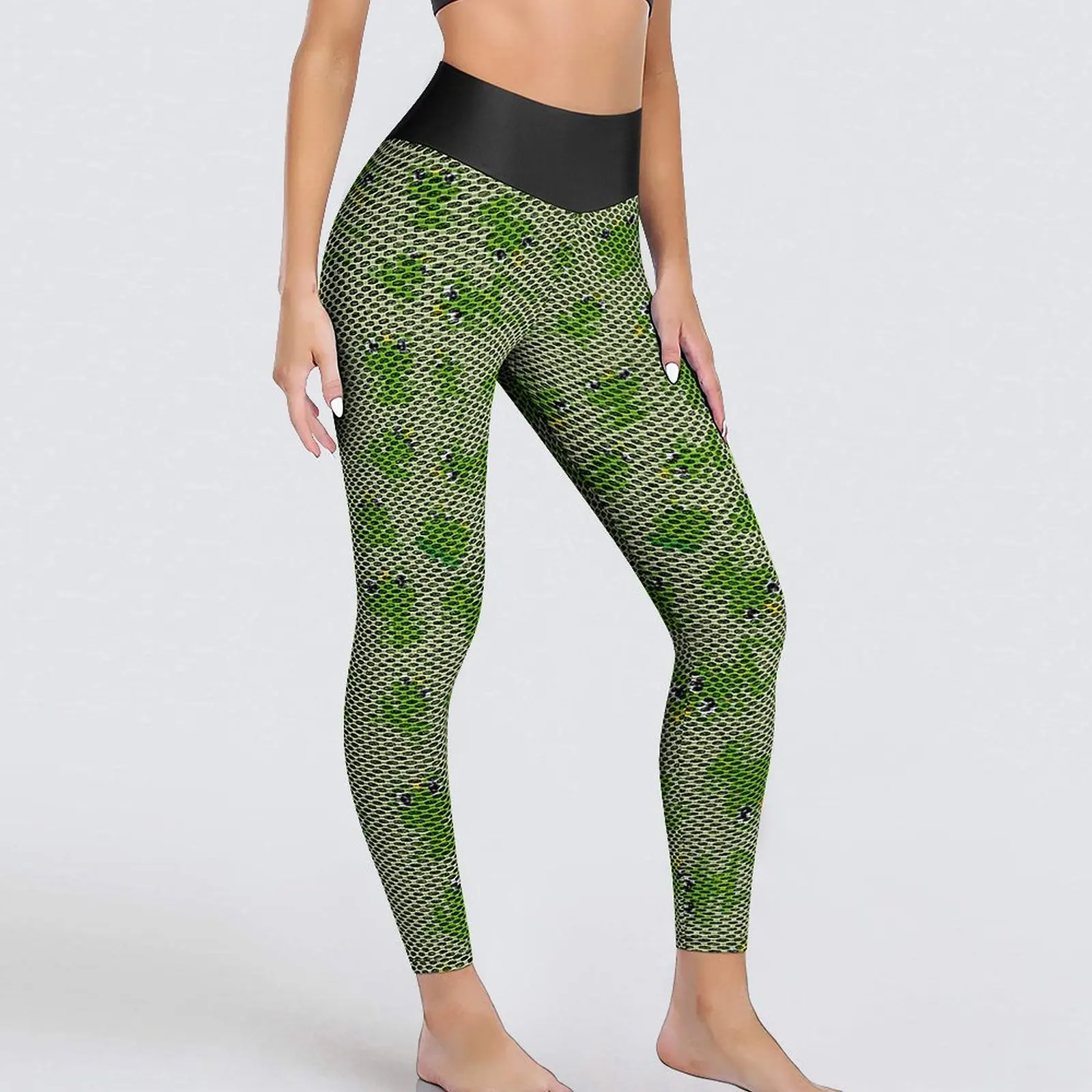 

Cute Frog Leggings Sexy Green Animal Print High Waist Yoga Pants Kawaii Seamless Leggins Lady Graphic Gym Sports Tights