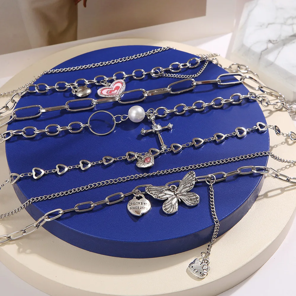 1 шт. Лидер продаж персонализированный жемчужный крест Любовь бабочка