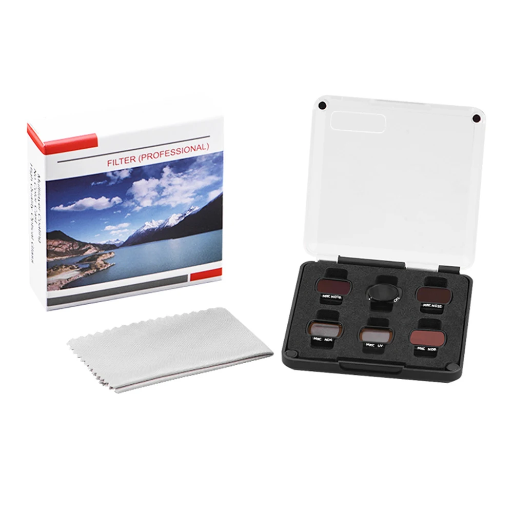 

Набор фильтров для DJI OSMO Pocket/DJI Pocket 2 CPL, аксессуары для защиты объектива Polar ND4 8 16 32 UV, оптическое стекло, карданный подвес