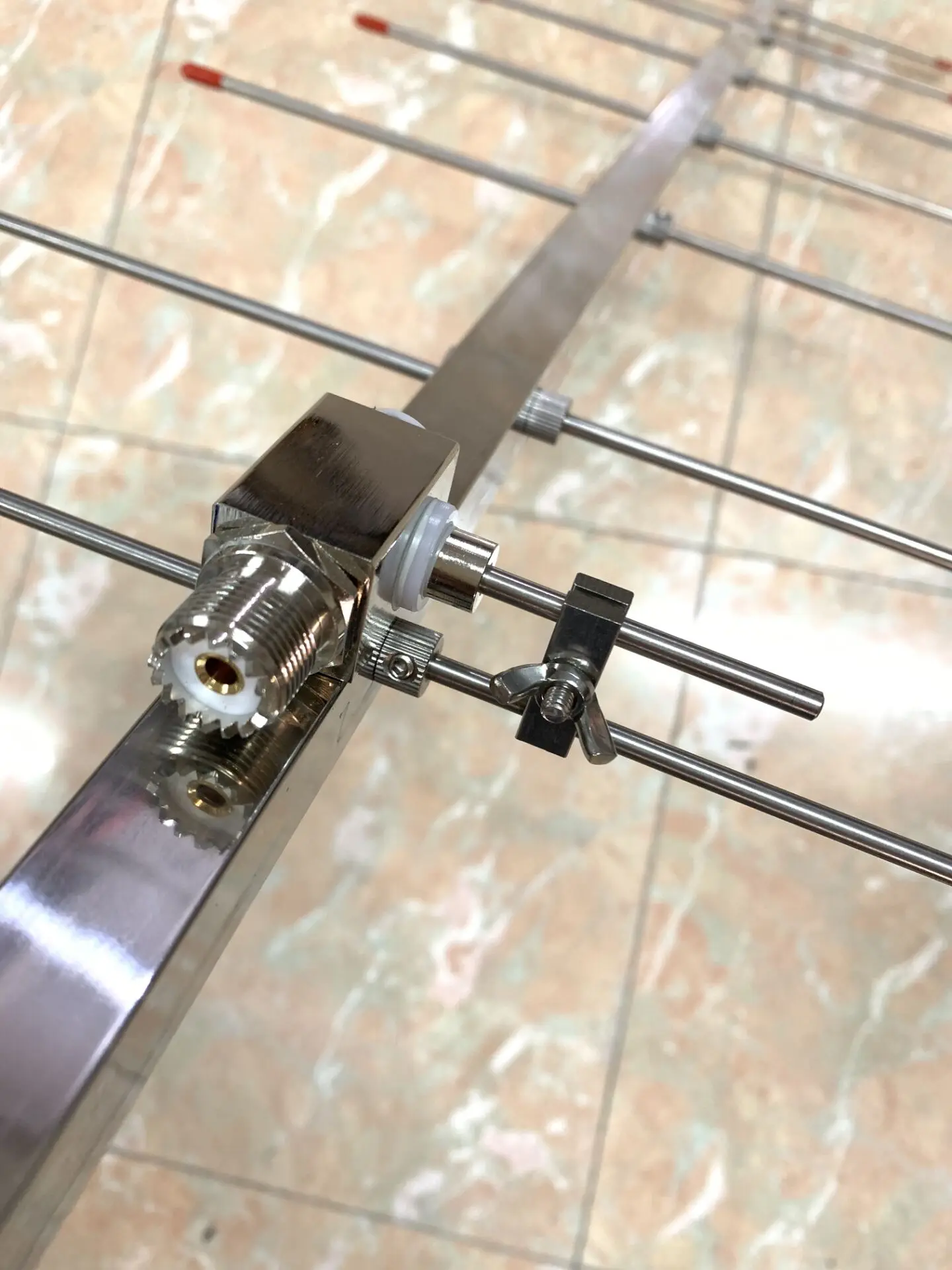 VHF 144M stainless steel yagi antenna 146MHz 145M HAM amateur radio ham repeater base station aerial 7 element 144-146MHz