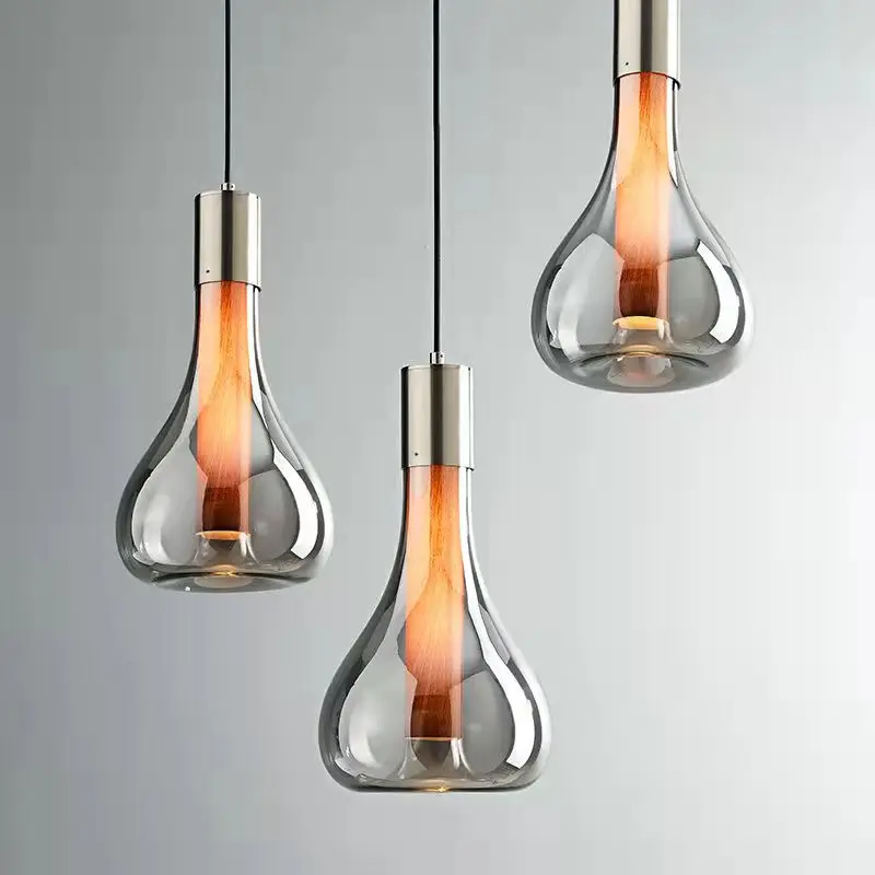 

Italian Design Glass Pendant Light Nordic Led Hanging Pendant Lamp Room Decor Kitchen Table Hanging Led Ceiling Lustre Light