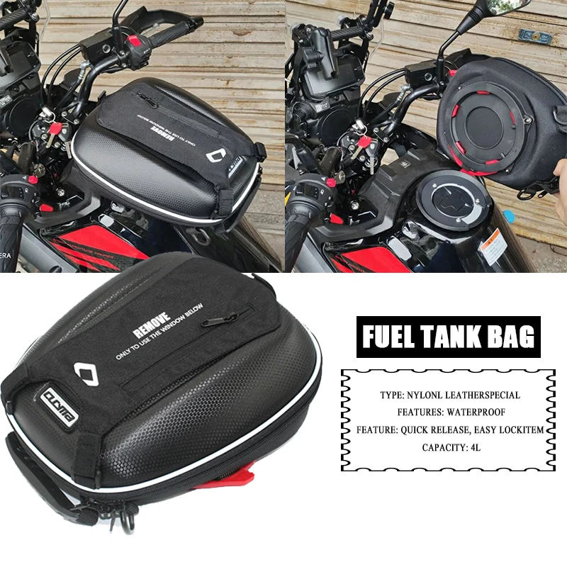 

Fuel Tank Bag Luggage For Suzuki GSR600 GSR750 GSF650 BANDIT S K9 L0 L1 L2 L3 L4 Motorcycle Navigation Racing Bags Tanklock