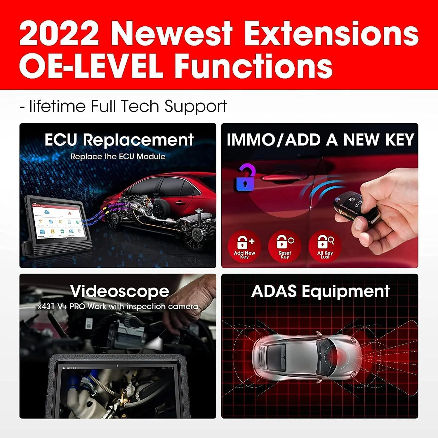 Фото Новый диагностический сканер X-431 PRO V5.0 (2026) для автомобилей, OBD/OBD2, для версий ЕС/Великобритании №4