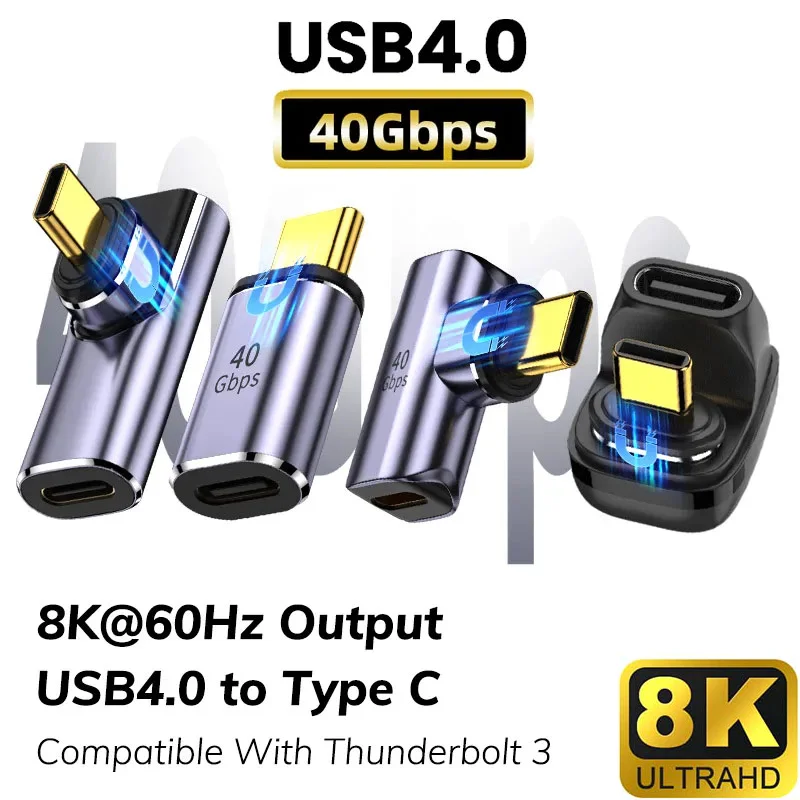 

Конвертер USB 140 типа C из алюминиевого сплава, 4,0 ВТ, USB, подходит для быстрой передачи данных на ноутбуках и компьютерах 8K * 60Hz40Gbps