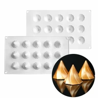 15 holes hill shaped diy craft silicone cake mold soap mould chocolate mousse mould cake decorating tools kitchen accessories