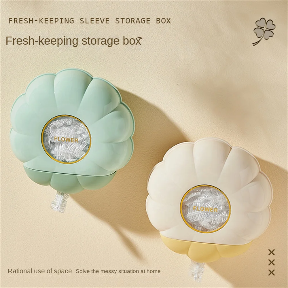 

Shoe Cover Fresh-keeping Bag Storage Kitchen Wall-mounted Fresh-keeping Film Tissue Wall-mounted Shower Cap Artifact Storage Box