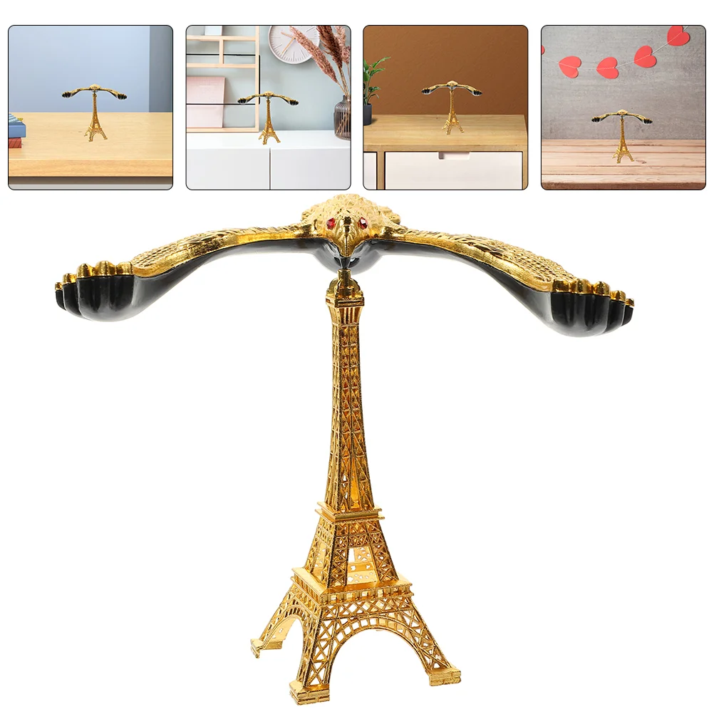 

Balance Bird Tower Eagle Toy Eiffel Balancing Figurine Statue Desktop Toys Metal Gravity Science Tabletop Physical Decoration