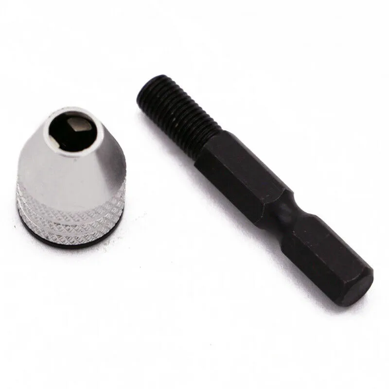 

Attachment Keyless Drill Chuck Adapter Alloy Converter Hex Maintenance Repair Replacement Woodworking Convenient