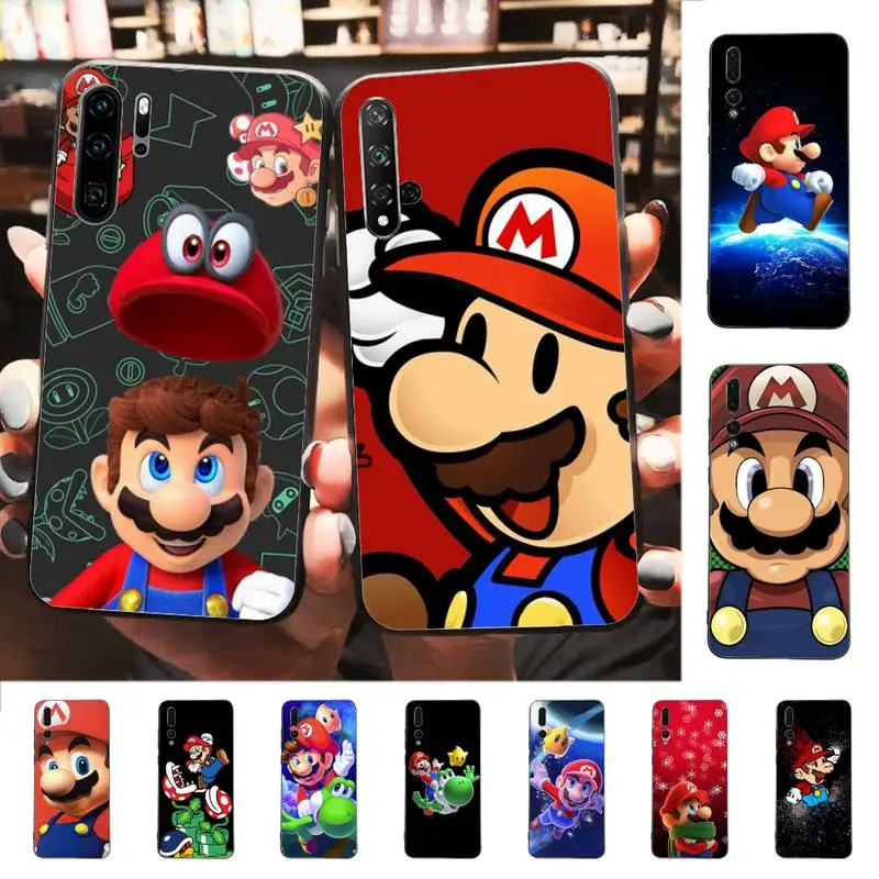 

BANDAI Mario Phone Case for Huawei P30 40 20 10 8 9 lite pro plus Psmart2019