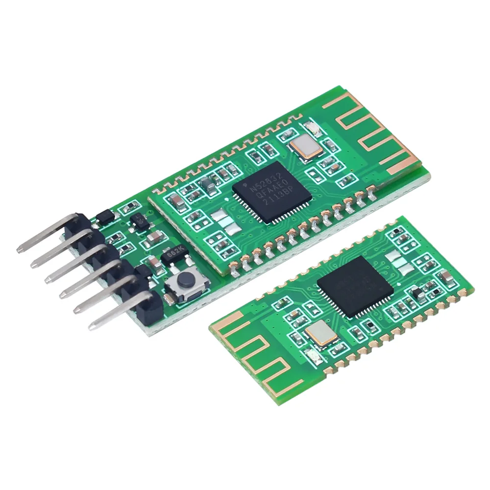 

BLE 5.0 Bluetooth module master-slave integrated nRF52832 wireless BLE5.0 transparent transmission serial port 2.4G HC42 HC-42