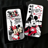 mickey minnie mouse cartoon for xiaomi redmi note 10 10s 10t pro for redmi note 10 5g phone case back black silicone cover