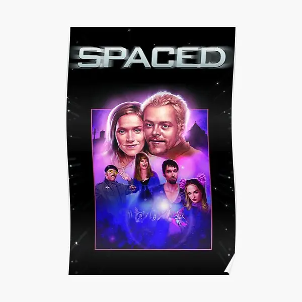 

Spaced Tv Show Artwork Poster Home Vintage Picture Funny Wall Art Decoration Room Painting Print Modern Mural Decor No Frame