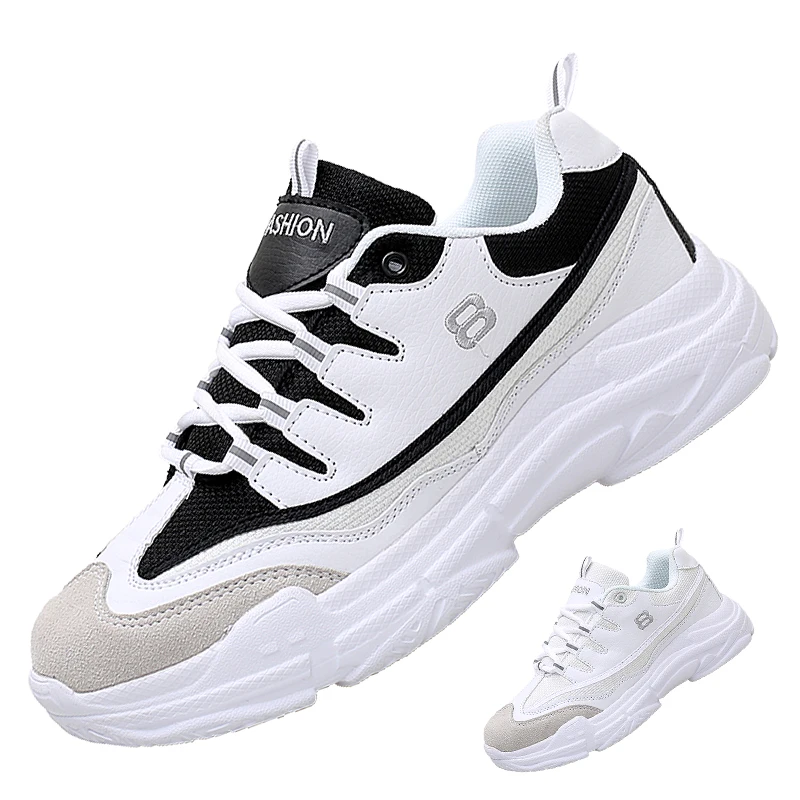 Couple Breathable Comfortable Casual Sneakers Adult Teenagers Outdoor Running Shoes Walking Shoes School Sports Shoes 35-44
