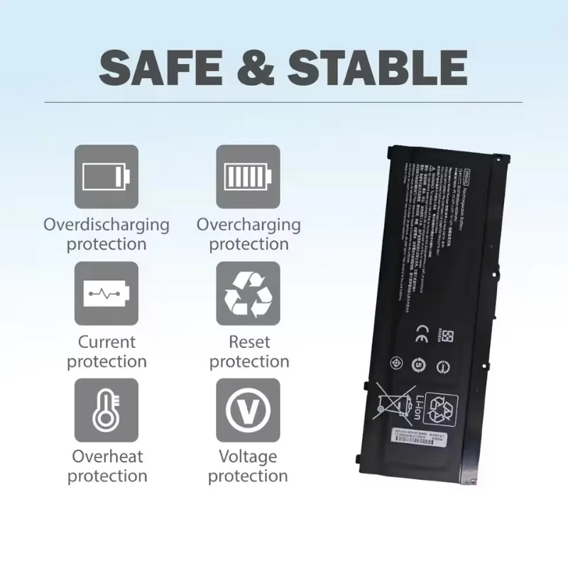 Аккумулятор для ноутбука 15.4В SR04XL 4550 мАч для HP 917678-171 917678-1B1 917678-2B1 917724-855 HSTNN-DB7W HSTNN-IB7Z HSTN (art.: 3920dcf0fdf6a) - 3920dcf0fdf6a