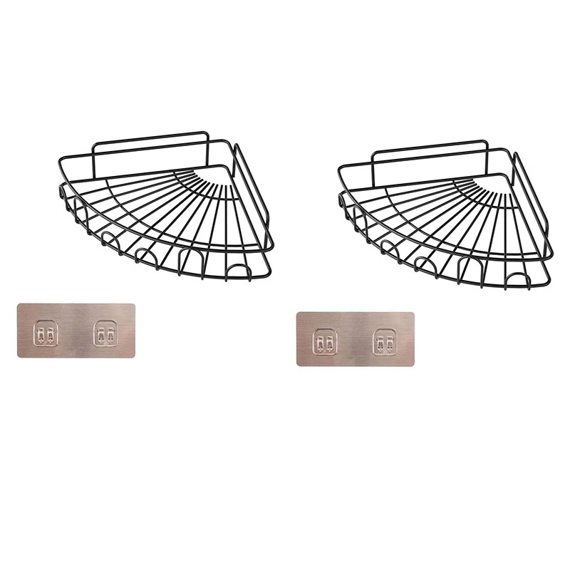 

Угловая полка для ванной комнаты, 2 упаковки, душевая стойка, органайзер для душа без сверления, настенный органайзер для хранения, для кухни...