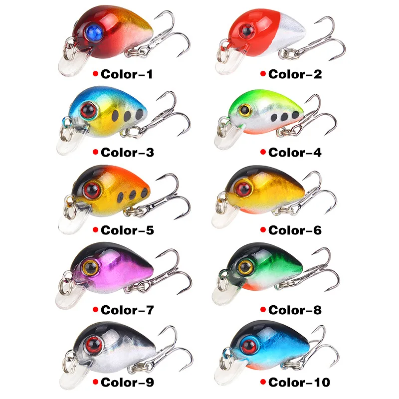 

Bionic Bait Fishing Tackle Artificial Fishing Accessories Fishing Lures 3d Fisheye Lifelike Hard Fishing Bait Fake Bait 1.6g/3cm
