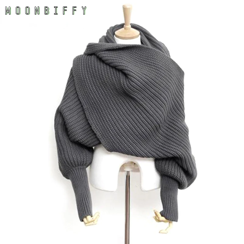 

Новинка Осень-зима корейский женский вязаный шерстяной шарф плотный сверхдлинный шарф шаль для мужчин и женщин Универсальный шарф с шарфом...