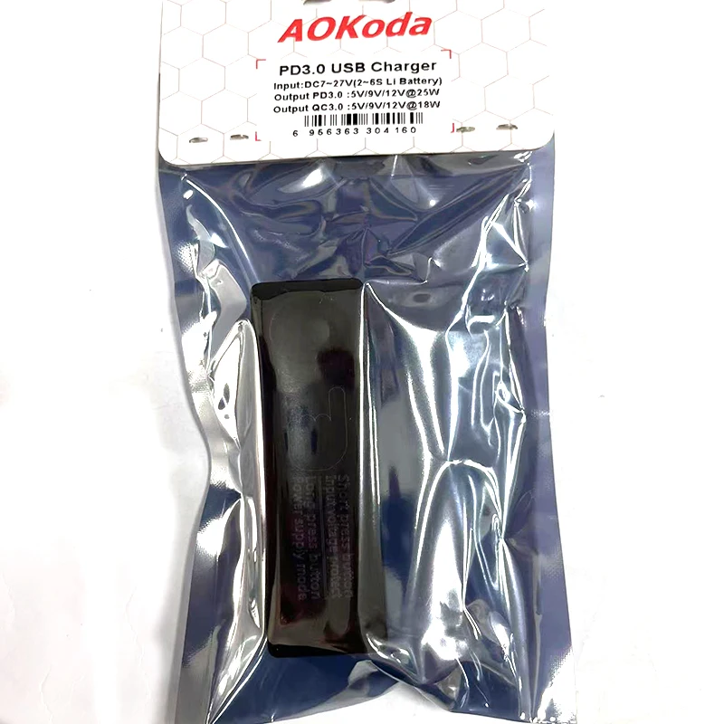 Фото AOKoda XT60 — PD3.0 USB-зарядное устройство QC3.0 Модернизированное быстрое зарядное устройство для мобильного телефона №1
