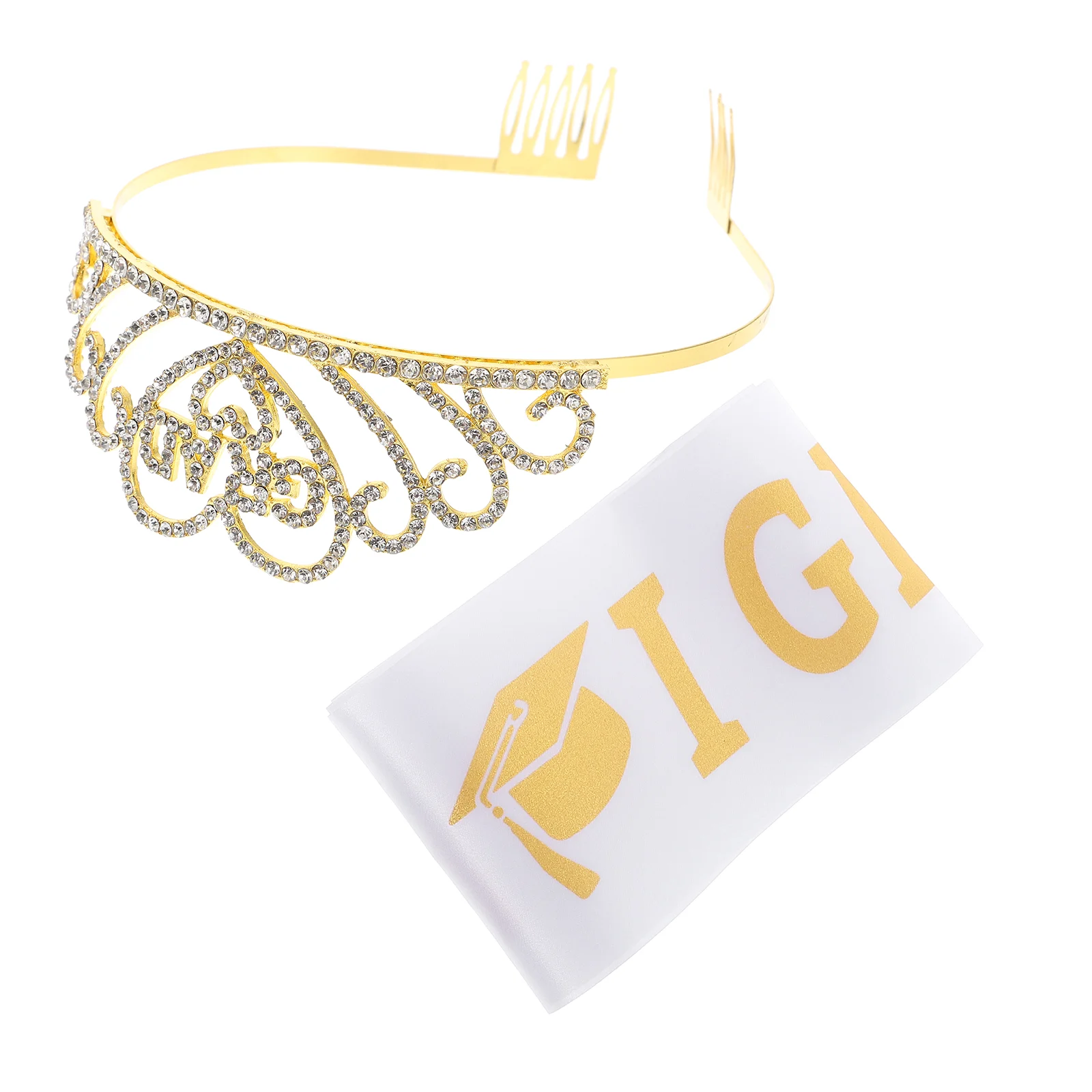 

Graduation 2022 Sashparty Tiaraclass Grad Suppliesgraduate Satin Decoration Giftscelebration Congrats Decorations Stole Her