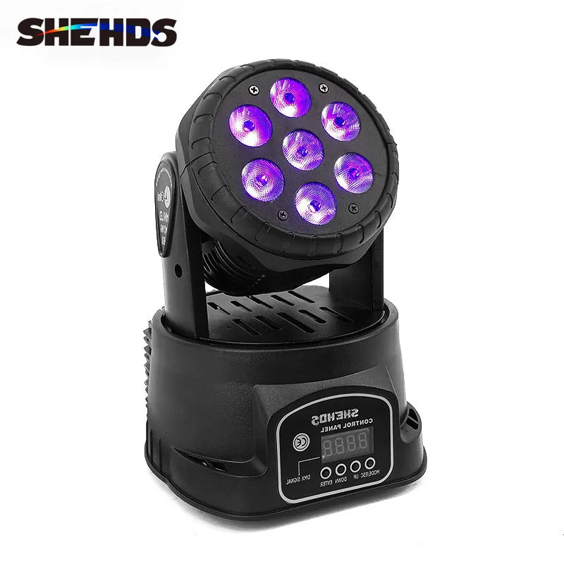 

SHEHDS LED 36x18W Led Zoom Moving Head 6in1 RGBWA UV Wash DMX с контроллером Fight Case для ночного клуба DJ Disco Party