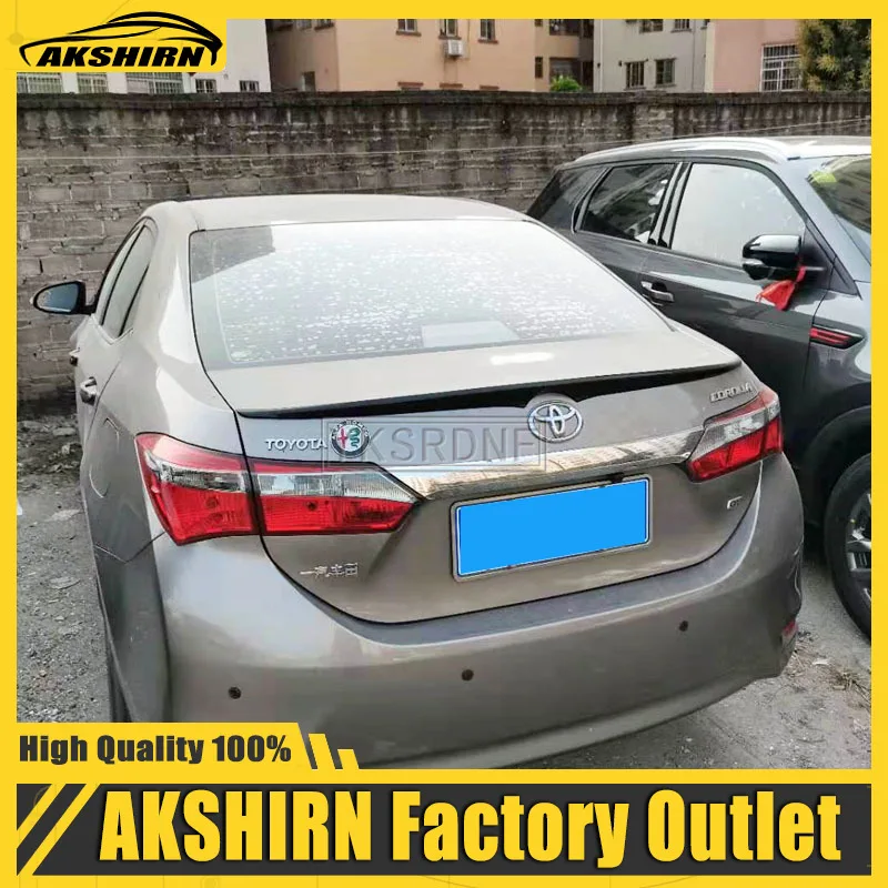

Новый дизайн для Toyota corolla 2014, 2015, 2016, 2017 лет, фотоэлемент, высококачественный АБС-пластик, грунтовка, цвет краски