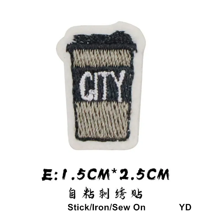 Утюг пришить 10 шт. вышитая нашивка джинсовое пальто футболка сумка для обуви