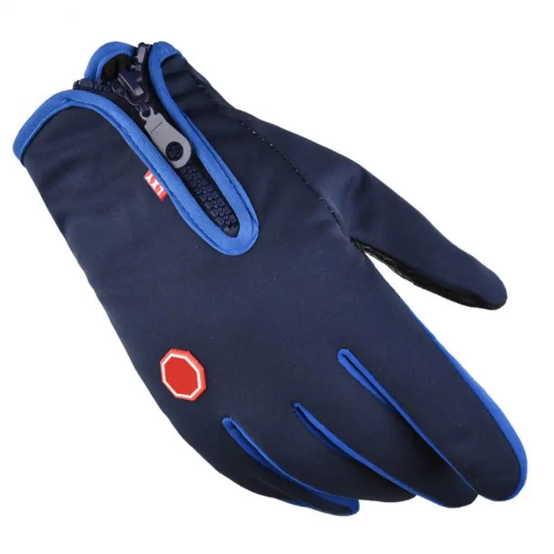 

Зимние велосипедные перчатки для улицы, велосипедные теплые перчатки с закрытыми пальцами для сенсорного экрана, водонепроницаемые спорти...