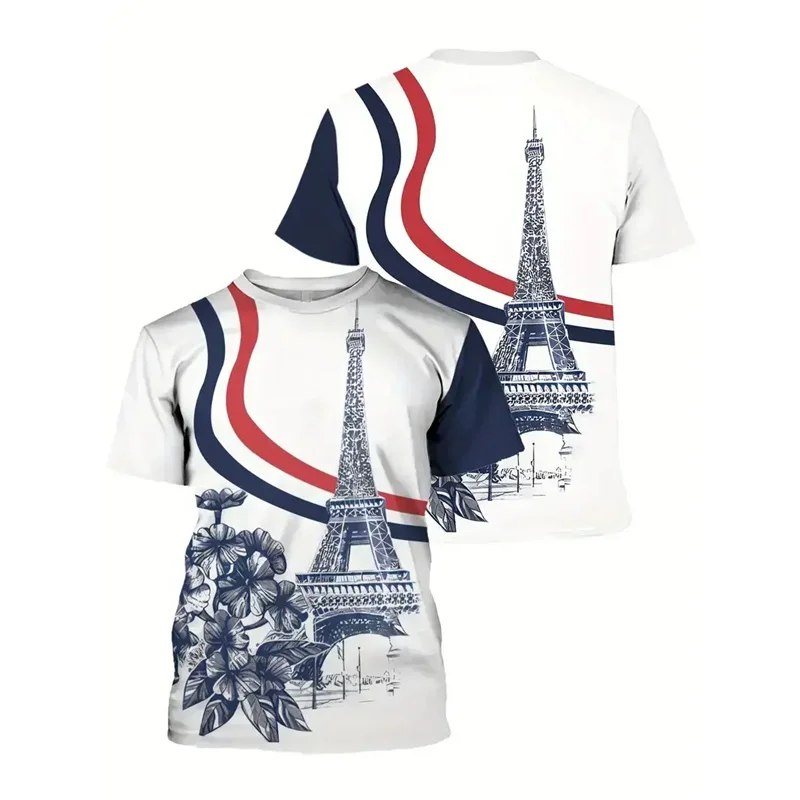 Футболка мужская оверсайз с круглым вырезом и коротким рукавом