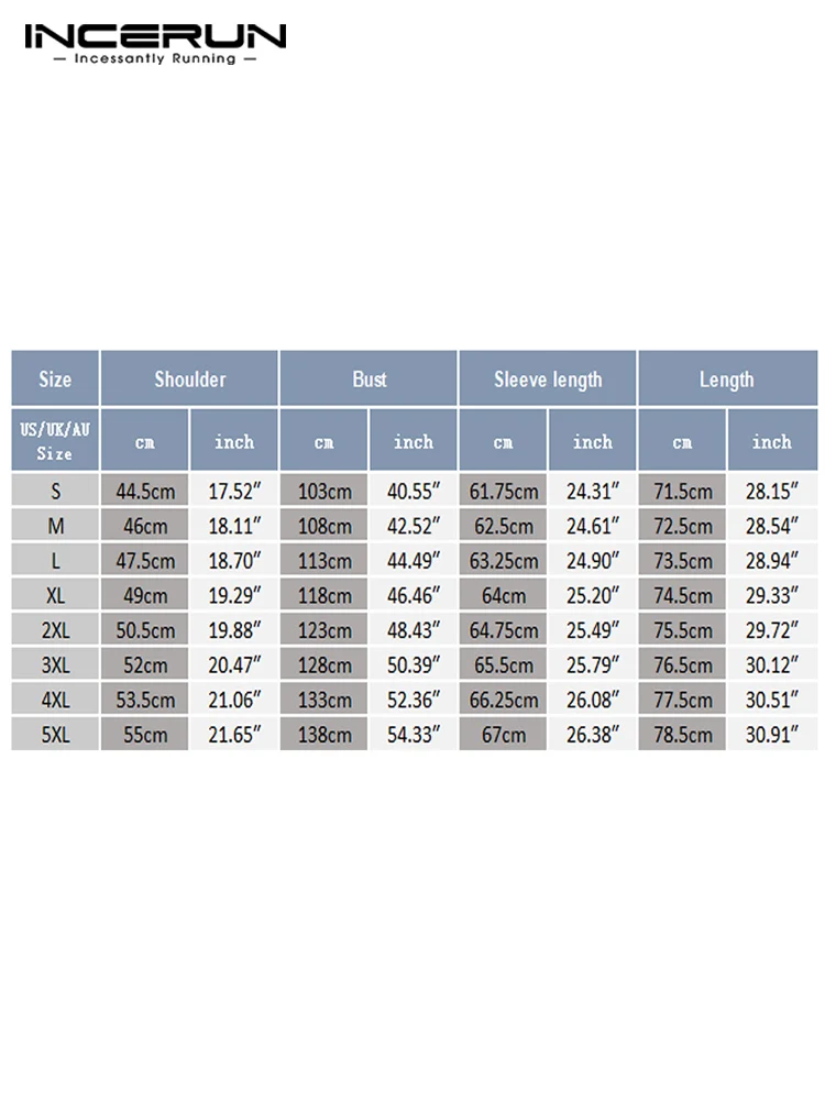 INCERUN Tops 2022 American Style Men Blouse Casual Streetwear All-match Stand-up Collar Irregular Shawl Long-sleeved Shirt S-5XL