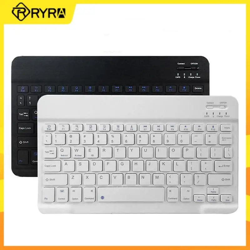 

RYRA Bluetooth Wireless Rechargeable Keyboarde For Android IOS Windows PC iPad Laptop Phone Tablet