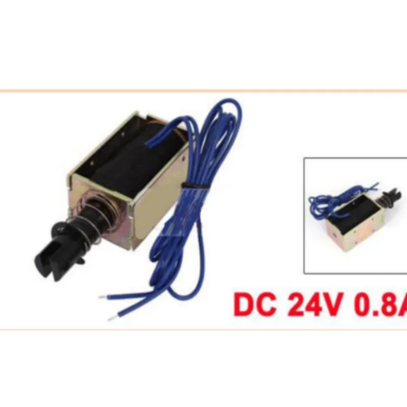 Электромагнитный HIO-1564S-24Q26, игровой автомат, конденсатор, шкаф для хранения, общественных телефонов, электрический контроль, дверной замок постоянного тока 24 В 0,8 А