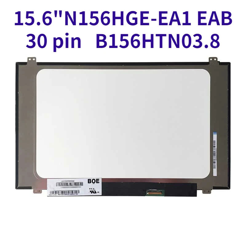

15.6" slim Edp 30 pin B156HTN03.8 fit B156HTN03.4 B156HTN03.5 B156HTN03.6 N156HGE-EA1 EAB Lcd screen Display panel
