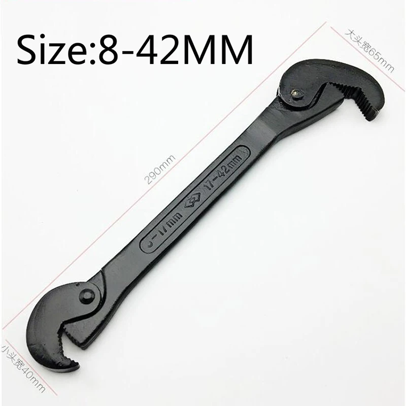 Hot sale Universal Wrench 8-42mm Multi-function Quick Snap Grip Wrench Socket Head Adjustable Wrench Spanner For Nuts and Bolts