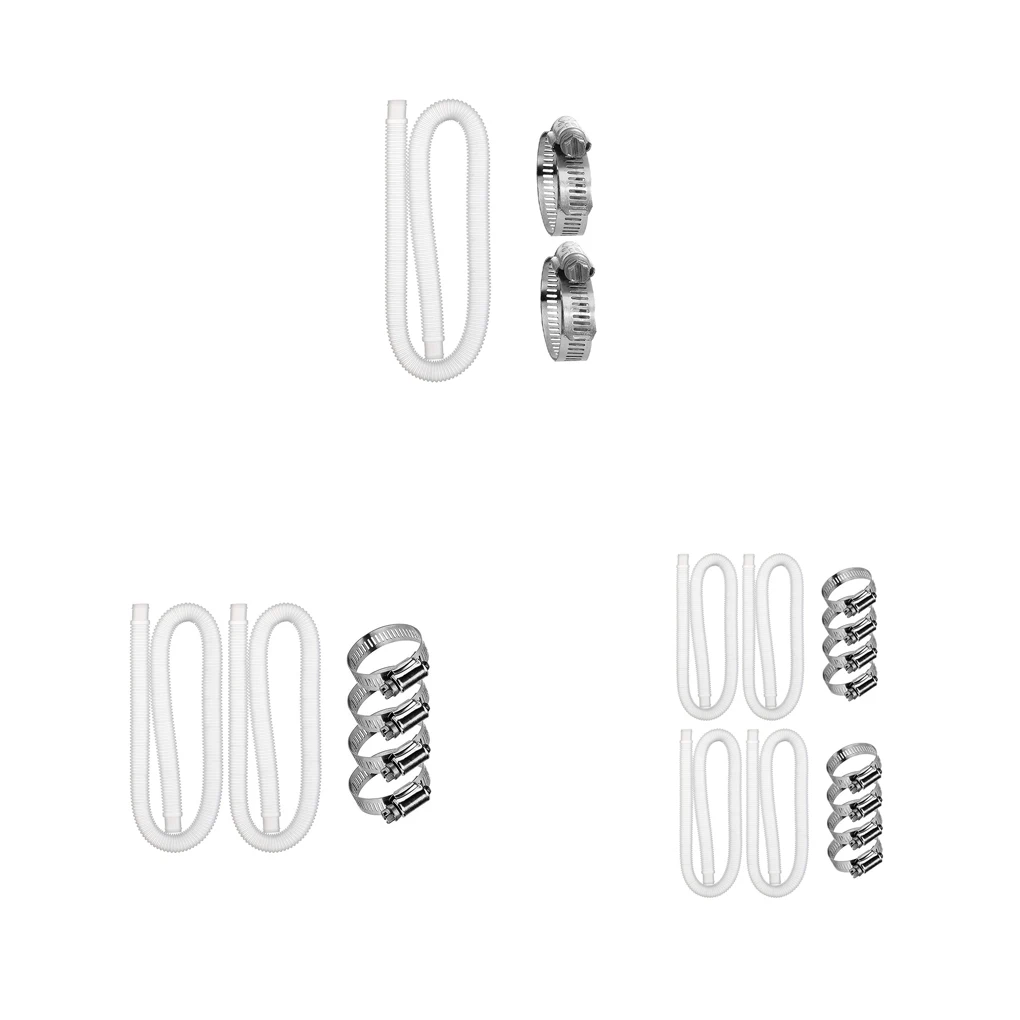 

2 Convenient Pool Replacement Hose For Flexible Swimming Pool Accessories Lightweight Pool Pipes
