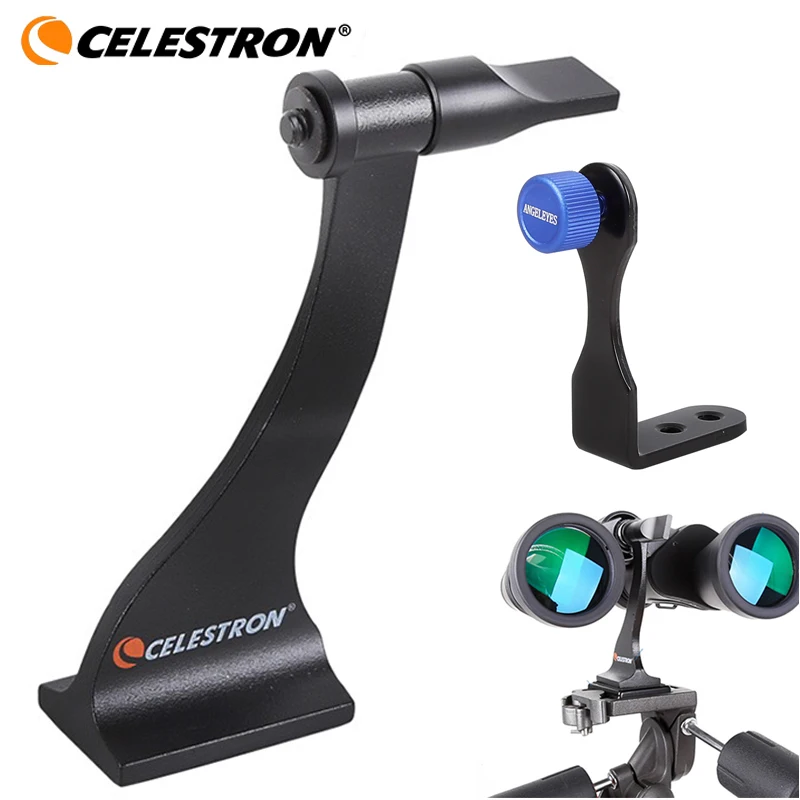 Универсальный Бинокулярный штатив Celestron, адаптер, конвертер, кронштейн, портативный, полностью металлический для крыши и биноклей Porro