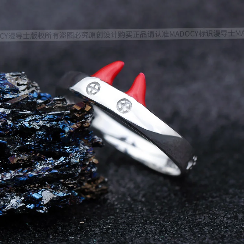 

Регулируемое серебряное кольцо унисекс в виде бензопилы