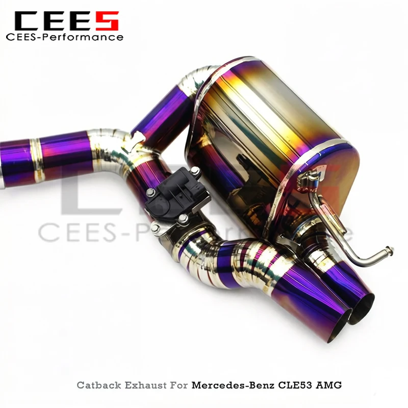 Фото Выхлопная система CEES для Mercedes-Benz CLE53 AMG 3.0T 2024-2025: Выхлопная труба Catback с глушителем и системой Valvetronic №5