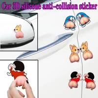 car electric motorcycle sticker stereo butt car sticker cute doorknob cell phone silicone butt anti collision and anti friction