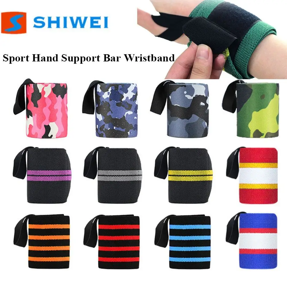 

Powerlifting Safety Brace Strap Training Exercises Wristband Adjustable Wraps Cotton Sweat band Hand Wrist Support