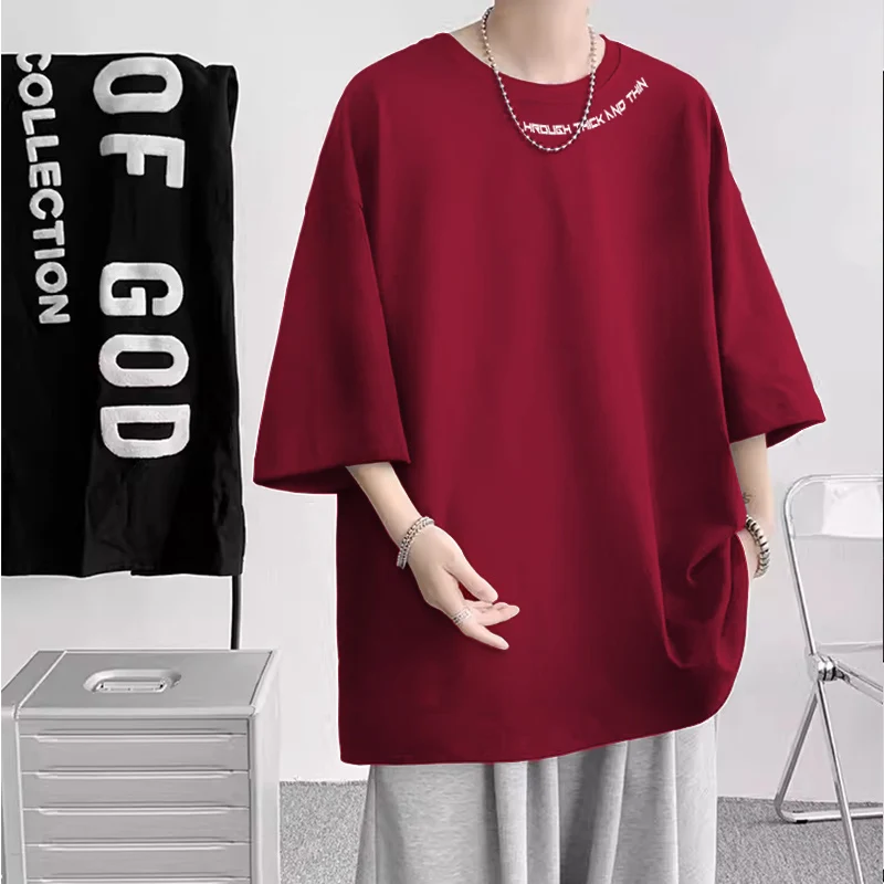 Футболка с короткими рукавами American High Street 300G из плотного чистого хлопка мужская