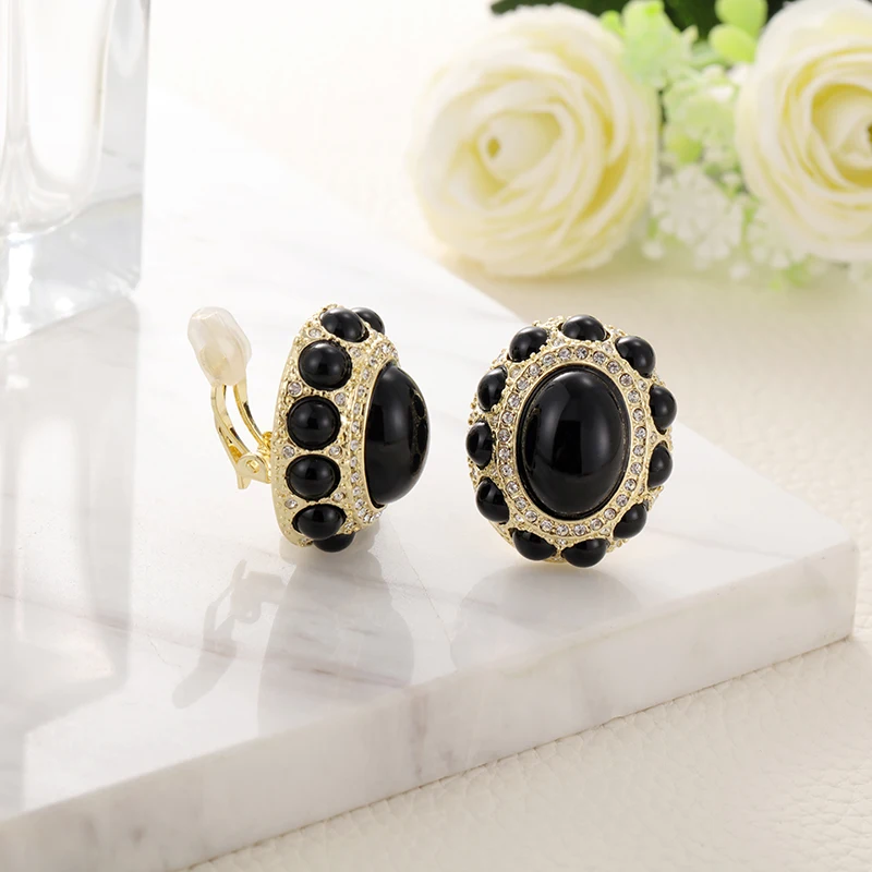 Винтажные цветные Серьги-клипсы GrayBirds в подарочной коробке на День Благодарения