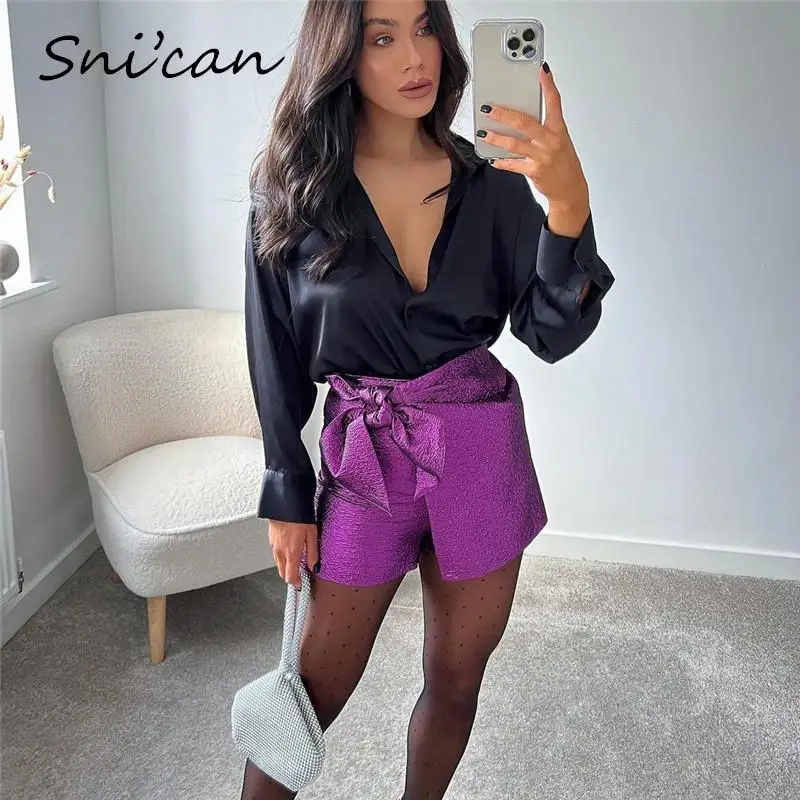 Solid Asymmetrical Split Bow Skirt Women Fashion Spring High Waist A Line  harajuku Korean Style Casual Ladies Bottom Jupe New