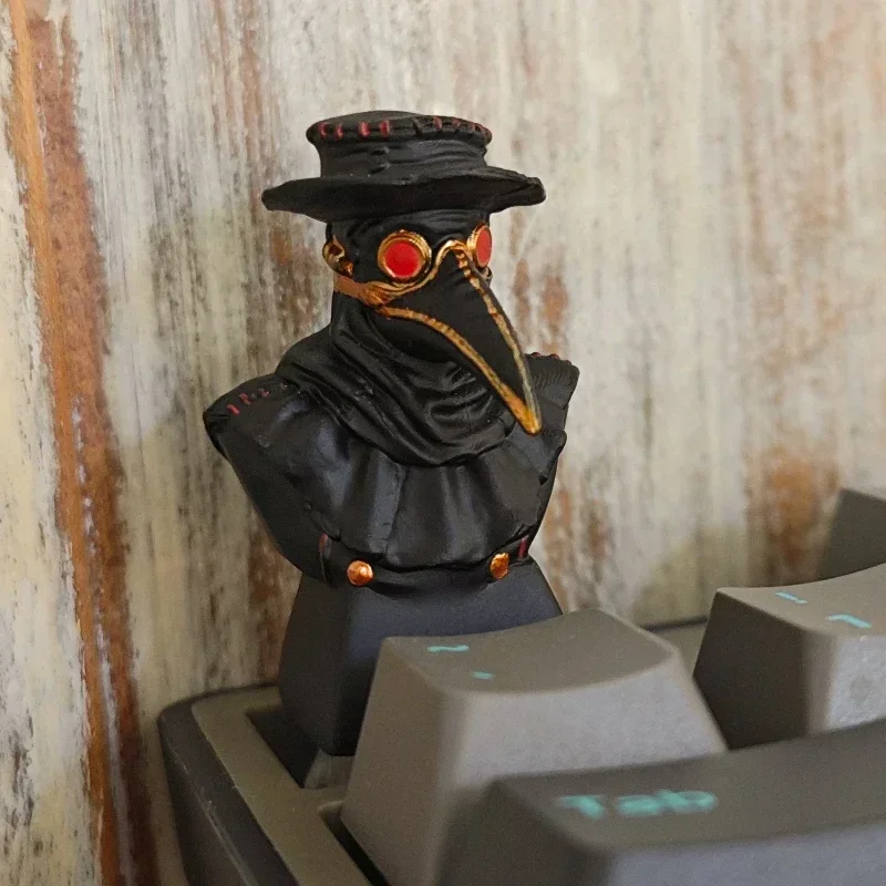 Колпачки для клавиш в стиле аниме Doctor Schnabel 3D смола персонализированный клюв Artisan
