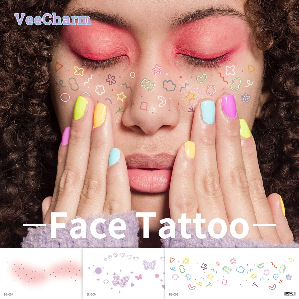VeeCharm-Патчи для макияжа пятна лица милые аксессуары женщин косметика праздника